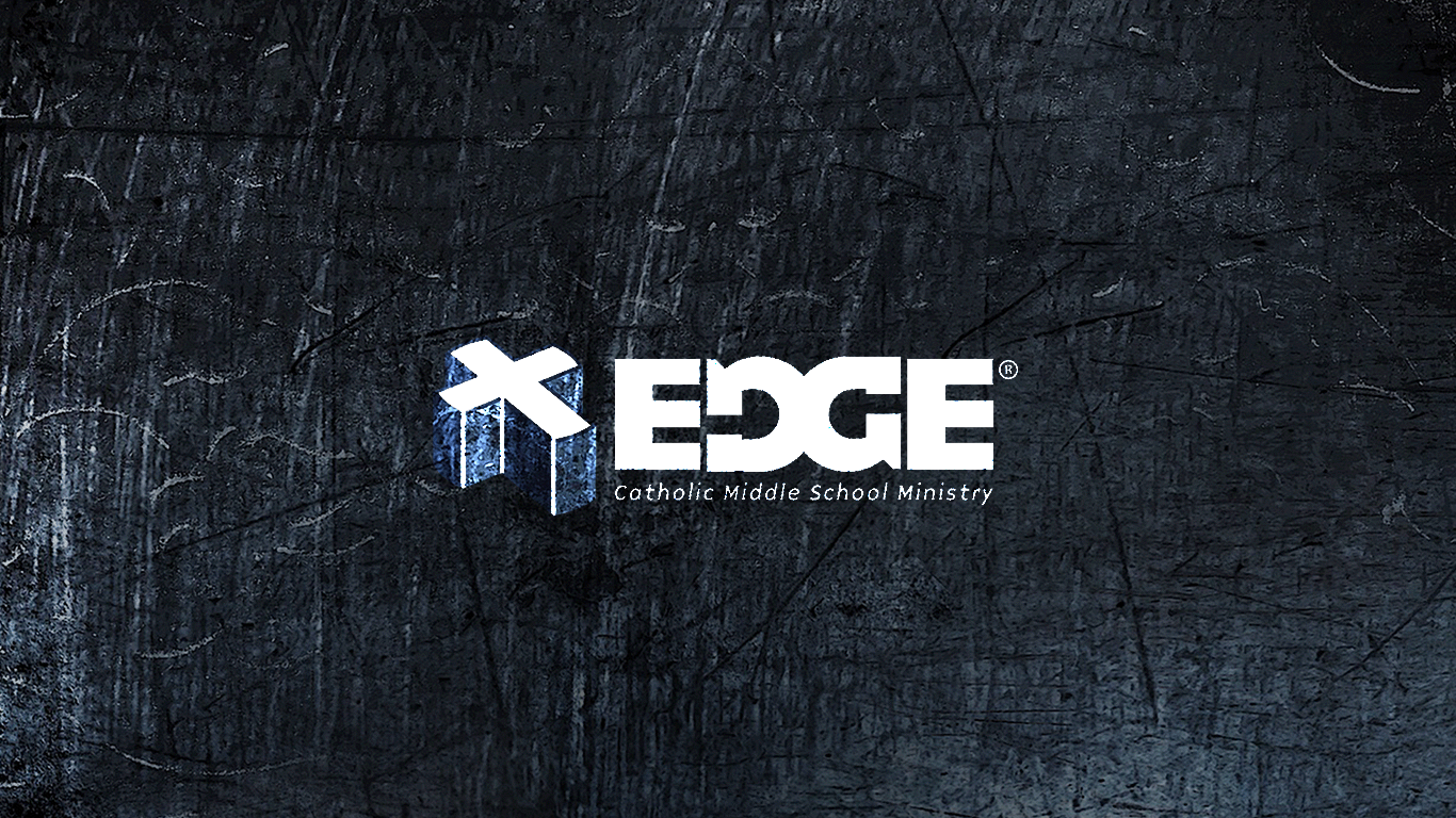 Edge Logo on dark blue background